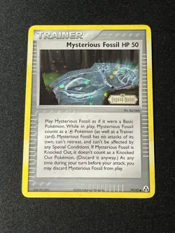 Pokemon Ex Legend Maker Mysterious Fossil Reverse Holo 79/92 - Near Mint Card - Image 1