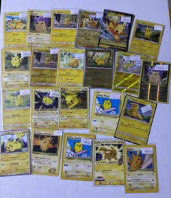 Pikachu Pokemon Card Bundle - 22 Cards - Image 1