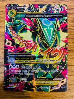 NM! Rayquaza EX (105/108) XY Roaring Skies Full Art Pokemon Card! FAST P&P! - Image 1