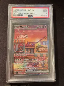 Pokemon Card - Mew Ex SVP053 - UPC - ENG - PSA9 - Black Star Promo - Art Rare - Image 1