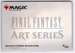 Sorceress's Schemes Art Card (Gold-Stamped Signature) 9 Art Series NM - Image 2
