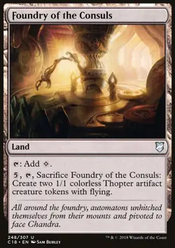 MTG Magic the Gathering Foundry of the Consuls (248/334) Commander 2018 LP - Image 1