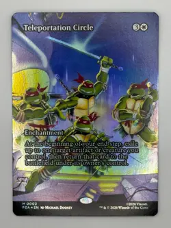 Teleportation Circle (Borderless) Foil Teenage Mutant Ninja Turtles MTG - Image 1
