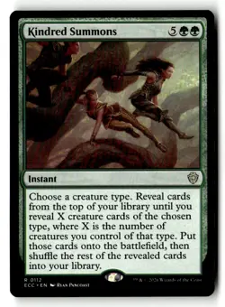 1x MTG Kindred Summons NM Normal R Commander: Lorwyn Eclipsed 112 - Image 1