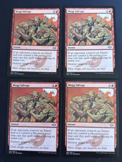 4x Mogg Salvage (282) Modern Horizons 2 LP MTG Magic the Gathering x4 Playset - Image 1
