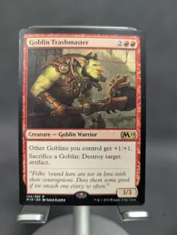 Goblin Trashmaster NM Core Set 2019 M19 MTG 144 / 280 English Regular Lord - Image 1