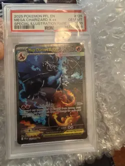 Pokemon Mega Charizard X Ex #125 SIR Phantasmal Flames PSA 10 GEM MINT - Image 5