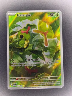 Pokemon TCG - Caterpie 172/165 - Scarlet & Violet 151 - Illustration Rare - NM+ - Image 1
