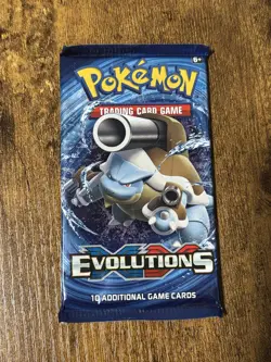 Pokemon XY Evolutions Blastoise Booster Pack Sealed - Image 1
