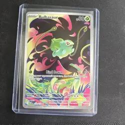 Pokemon Bulbasaur Illustration Rare Holo 133/132 Me01: Mega Evolution - Image 2