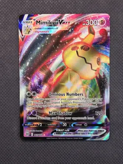 Mimikyu VMAX 069/172 Swsh09: Brilliant Stars Holo Pokemon TCG Card NM - Image 1