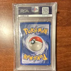 Pokemon 1999 Jungle Vaporeon Holo Rare PSA 8 12/64 Unlimited English - Image 2