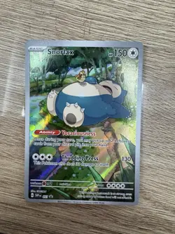 Pokemon TCG Snorlax Promo Card Scarlet Violet 151 SVP051 Nm - Image 1