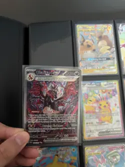 pokemon binder collection including dark Tera charizard - Image 1