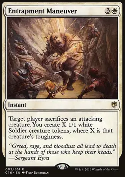 MTG Magic the Gathering Entrapment Maneuver (2/374) Commander 2016 LP - Image 1