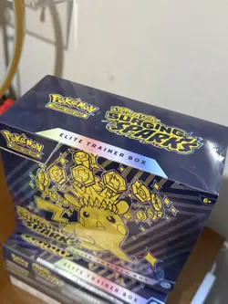 Pokemon Scarlet & Violet Surging Sparks Elite Trainer Box English Pikachu 2024 - Image 2