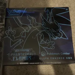 Phantasmal Flames Pokemon Center Elite Trainer Box ETB New & Sealed #1 - Image 1