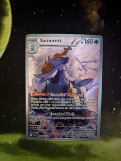 2025 POKEMON SV WHITE FLARE WHT EN #107/086 SAMUROTT ILLUSTRATION RARE - Image 1