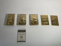 1999 Pokemon 23k Gold Plated Card Pikachu Mewtwo Poliwhirl Togepi Jigglypuff - Image 2