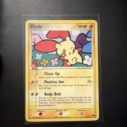 Pokemon Plusle 5/17 POP Series 3 Holo Rare 50 HP Basic 2006 - Image 1
