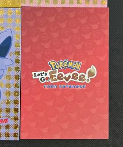 Pokemon Let's Go Eevee Database Peru Poncho Holo Eeveelutions - US Seller - Image 3