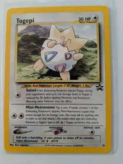 Pokemon TOGEPI #30 - NON-HOLO BLACK STAR PROMO - (NM) Never Played - Image 2