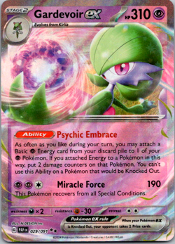 💥Pokemon - Gardevoir ex - 029/091 - Double Rare - Paldean Fates - NM💥 - Image 1