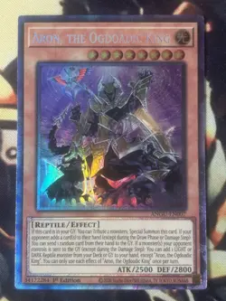 Yugioh: Aron, The Ogdoadic King - ANGU-EN007 - Collectors Rare - 1st Edition NM - Image 1