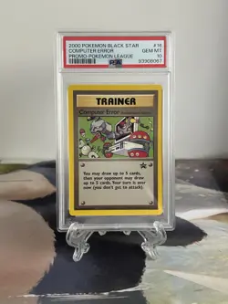 Pokemon Card Computer Error - Black Star Promo No. 16 - PSA 10 Gem Mint - Image 1
