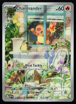 Charmander 044 Holo Illustration Rare Scarlet & Violet Promo Pokemon Card - Image 1