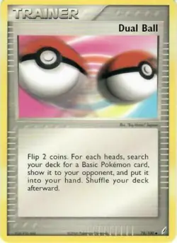 Dual Ball 78/100 Trainer | Ex Crystal Guardians | Pokemon Card EXC-NM - Image 1