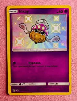 Inkay | SV17/SV94 | Hidden Fates Shiny Vault | 2019 Pokemon Card Shiny Holo | NM - Image 1