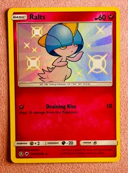 Ralts | SV34/SV94 | Hidden Fates Shiny Vault | 2019 Pokemon Card Shiny Holo | NM - Image 1