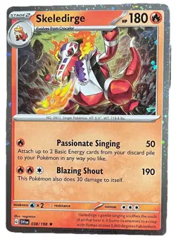 Skeledirge - (Sparkle Holo) 038/198 Miscellaneous Cards & Products Holo - Image 1