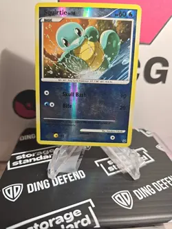 Squirtle 96/127 MP REVERSE HOLO Platinum Base Set Series Card 2009 Pokemon TCG - Image 1