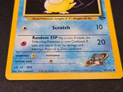 Sabrina's Psyduck Gym Challenge 99/132 Common Regular Unlimited Pokemon Card - Image 2