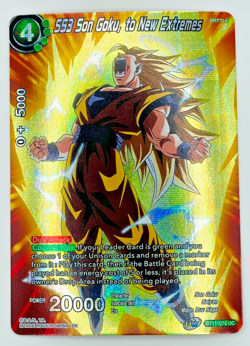 Dragon Ball Super CCG SS3 Son Goku, to New Extremes BT11-074 UC Foil Card NM - Image 1