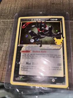 Greninja Gold Star SWSH144 Sword & Shield Promo Card Holo Sealed, Near Mint - Image 1