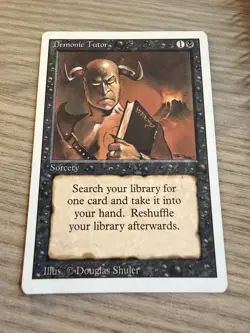 Demonic Tutor ~ Revised edition magic the gathering MTG - Image 2
