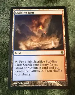 MTG Scalding Tarn (ZEN) Zendikar Regular Rare NM 223/249 - Image 1
