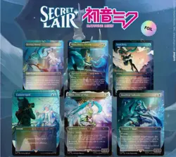 2025 SUPER DROP SECRET LAIR X HATSUNE MIKU: WINTER DIVA ENGLISH FOIL EDITION - Image 1