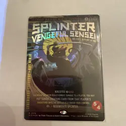 🌟 Splinter Vengeful Sensei Ink-Eyes Servant of Oni FOIL MTG TMNT Secret Lair NM - Image 1