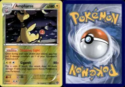 Pokemon - Ampharos - 40/114 - Rare Reverse Holo - XY - Steam Siege - Image 1