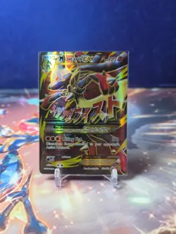 Pokemon TCG M Lucario EX Holo Full Art Ultra Rare Furious Fists 55a/111 NM-VLP - Image 1