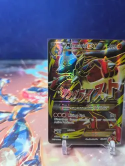 Pokemon TCG M Lucario EX Holo Full Art Ultra Rare Furious Fists 55a/111 NM-VLP - Image 2