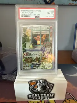 2023-25 Pokemon SV Black Star Promos - SVP EN Charmander #044 PSA 8 - Image 1