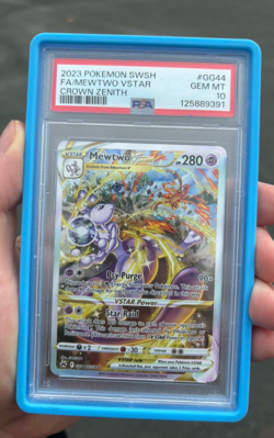 Pokemon Mewtwo VSTAR Crown Zenith GG44/GG70 SAR PSA 10 GEM MINT - Image 1
