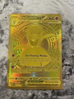 MEGA GARDEVOIR EX 187/132 GOLD MEGA HYPER RARE - Pokemon TCG - Image 1