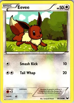 Eevee (84) 84/108 Dark Explorers Pokemon TCG LP Normal - Image 1