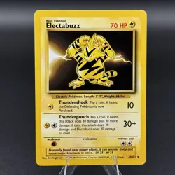 Pokemon TCG Electabuzz Base Set 20/102 Regular rare - Image 1